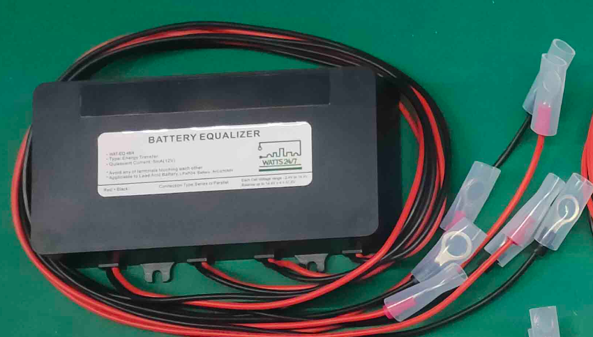 EQ-48/4 48V Universal Battery Balancer with LCD, balances 4 x 12V