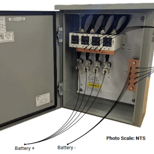 Battery Combiner Box  4 in 1 out 150A per input, 600A total, UL Listed - Made in the USA