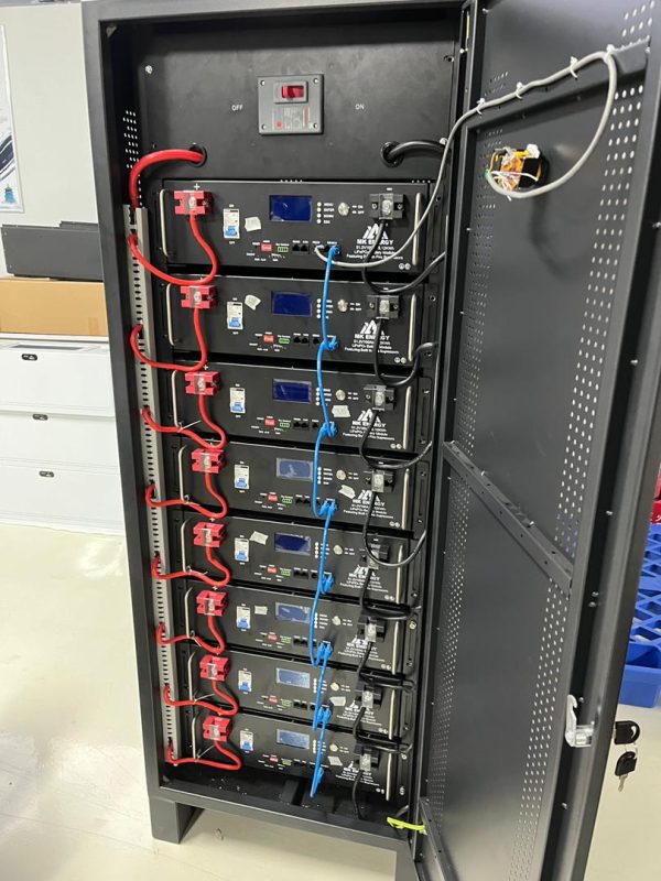 MKE 8 Battery Rack - 40kwh Heated, built in breaker , busbars, cables, E-Stop & Anderson Connector - Special
