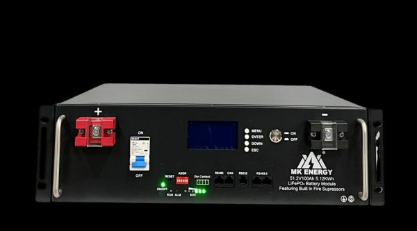 MKE 8 Battery Rack - 40kwh Heated, built in breaker , busbars, cables, E-Stop & Anderson Connector - Special - Image 4