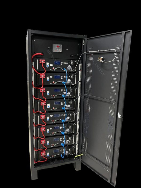 MKE 8 Battery Rack - 40kwh Heated, built in breaker , busbars, cables, E-Stop & Anderson Connector - Special - Image 7