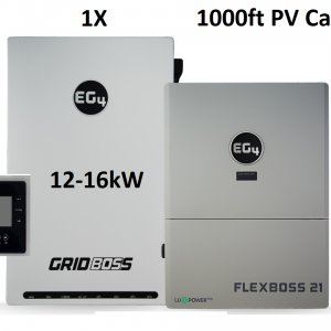 UL Listed Kit 16kW Output with 21kW Solar Input, Grid Interactive, 20kW Solar, and 61kWh battery